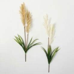 Outlet 😍 Sullivans Artificial Wheat-Colored Grassy Bush - Set Of 2 👏