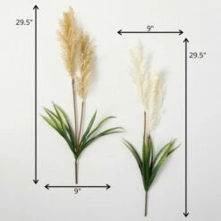 Outlet 😍 Sullivans Artificial Wheat-Colored Grassy Bush - Set Of 2 👏 -Sullivans Sales unnamed file 5675