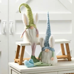 Brand new 🎉 Sullivans Polka Dot Decorative Bunny Plush Decorative Gnomes - Set Of 3 ⌛ 9 Brand new 🎉 Sullivans Polka Dot Decorative Bunny Plush Decorative Gnomes - Set Of 3 ⌛ -Sullivans Sales unnamed file 5683