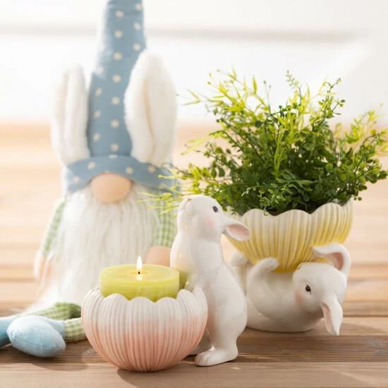 Brand new 🎉 Sullivans Polka Dot Decorative Bunny Plush Decorative Gnomes - Set Of 3 ⌛ 6 Brand new 🎉 Sullivans Polka Dot Decorative Bunny Plush Decorative Gnomes - Set Of 3 ⌛ - Image 4