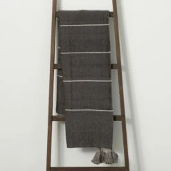 Best deal 🎁 Sullivans Dark Gray Tassel Throw Blanket 😍