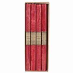 Buy 😀 Sullivans Cranberry Timber Tapers - Set Of 12 💯