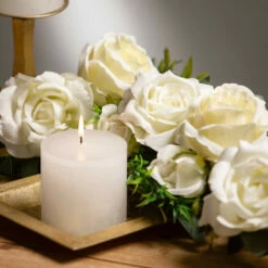 Brand new 👍 Sullivans Artificial 31" Creamy White Rose Hanging Swag 🔥 -Sullivans Sales unnamed file 5733