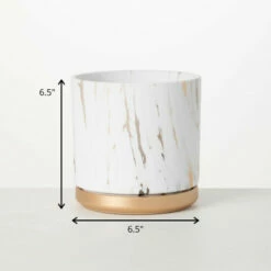 Best Sale 👍 Sullivans Marble Gilded Large Ceramic Planter 👍 -Sullivans Sales unnamed file 5741