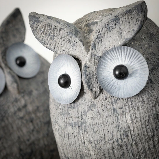Discount โ Sullivans 13.5" & 17" Sculptural Gray Textured Owls - Set Of 2; Gray ๐ 4 Discount โ Sullivans 13.5" & 17" Sculptural Gray Textured Owls - Set Of 2; Gray ๐ - Image 2