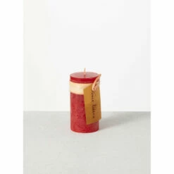 Promo ❤️ Sullivans Cranberry Timber Pillar Candles Kit - Set Of 3 😉 -Sullivans Sales unnamed file 581