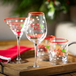 Cheapest 🔥 Sullivans Holly Jolly Low Ball Glass - Set Of 4 ⭐ -Sullivans Sales unnamed file 5879