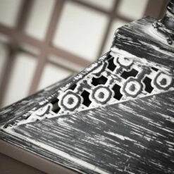 Deals 💯 Sullivans Classic Gray Panel Lantern - Set Of 2 - 10.5"L X 10.5"W X 28.25"H; 7.5"L X 7.5"W X 18.75"H 🎁 -Sullivans Sales unnamed file 5881