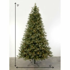 Outlet 🔥 Sullivans 9' Blue Grey Spruce Artificial Tree With Lights 🧨 -Sullivans Sales unnamed file 5886