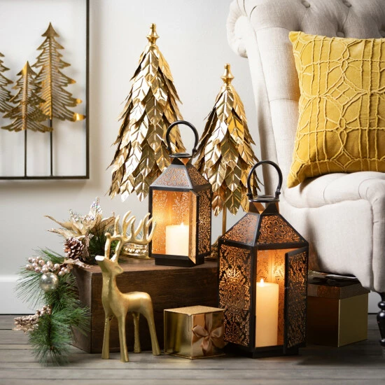 Top 10 ๐ Sullivans Metal Gold Leaf Tree - Set Of 2 - 7.5"L X 7.5"W X 20.5"H; 9.5"L X 9.5"W X 24.5"H โค๏ธ 5 Top 10 ๐ Sullivans Metal Gold Leaf Tree - Set Of 2 - 7.5"L X 7.5"W X 20.5"H; 9.5"L X 9.5"W X 24.5"H โค๏ธ - Image 3