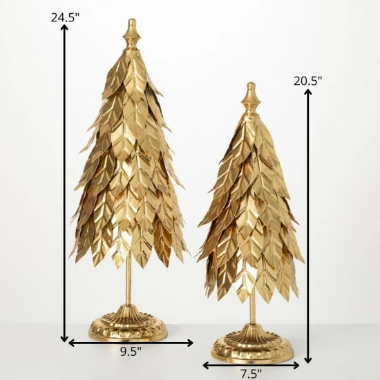 Top 10 ๐ Sullivans Metal Gold Leaf Tree - Set Of 2 - 7.5"L X 7.5"W X 20.5"H; 9.5"L X 9.5"W X 24.5"H โค๏ธ 7 Top 10 ๐ Sullivans Metal Gold Leaf Tree - Set Of 2 - 7.5"L X 7.5"W X 20.5"H; 9.5"L X 9.5"W X 24.5"H โค๏ธ - Image 5