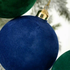 Promo 😀 Sullivans Velvet Ball Ornament - Set Of 3 🛒 -Sullivans Sales unnamed file 5901