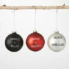 New 👍 Sullivans Holiday Text Ball Ornament - Set Of 3 ✨ -Sullivans Sales unnamed file 5939