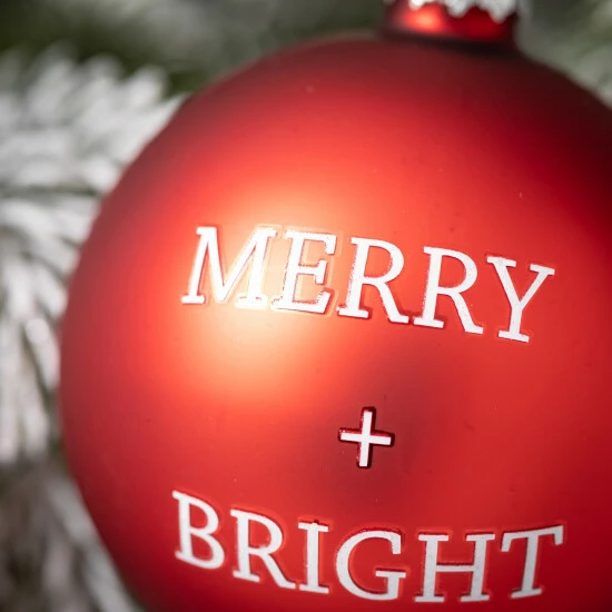 New ๐ Sullivans Holiday Text Ball Ornament - Set Of 3 โจ 4 New ๐ Sullivans Holiday Text Ball Ornament - Set Of 3 โจ - Image 2