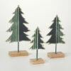 Brand new 🧨 Sullivans Woodland Pinetree Figure - Set Of 3 - 9.5"x4"x17.5"; 7.5"x4"x14.75"; 5.5"x3.25"x12" 🥰 -Sullivans Sales unnamed file 5941