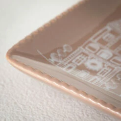 Brand new ✨ Sullivans Neutral Village-Scene Platter 🧨 -Sullivans Sales unnamed file 5951