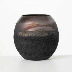 Best reviews of ⌛ Sullivans Dark Iridescent Glass Bowl Vase 💯