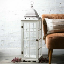 Promo 😀 Sullivans Classic White Panel Lantern - 12.25"L X 12.25"W X 37"H 🎉 8 Promo 😀 Sullivans Classic White Panel Lantern - 12.25"L X 12.25"W X 37"H 🎉 -Sullivans Sales unnamed file 5982