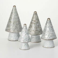 Promo ⭐ Sullivans Modern Metal Cone Tree - Set Of 4 😀