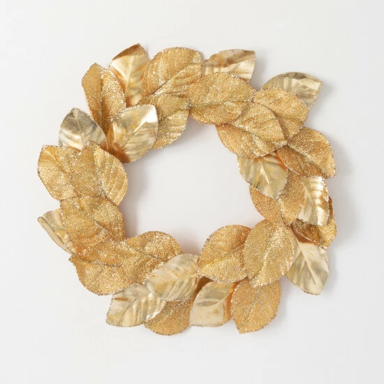 New ๐ฅ Sullivans 21" Artificial Gold Magnolia Leaf Wreath โญ 3 New ๐ฅ Sullivans 21" Artificial Gold Magnolia Leaf Wreath โญ