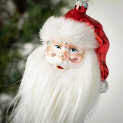 Best Pirce 🤩 Sullivans Glass Santa Head Ornament 👏 -Sullivans Sales unnamed file 6008