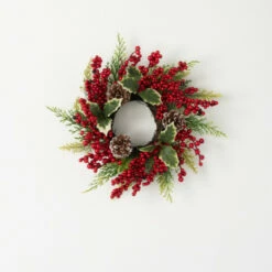 Best deal ✔️ Sullivans 16" Artificial Holly And Berry Wreath 👏