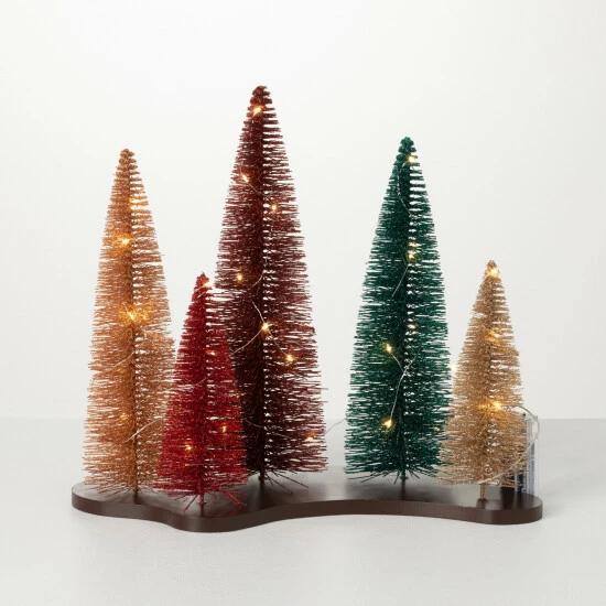 Hot Sale ๐ Sullivans LED Bottlebrush Trees On Base - 15.5"L X 8"W X 14"H โญ 3 Hot Sale ๐ Sullivans LED Bottlebrush Trees On Base - 15.5"L X 8"W X 14"H โญ