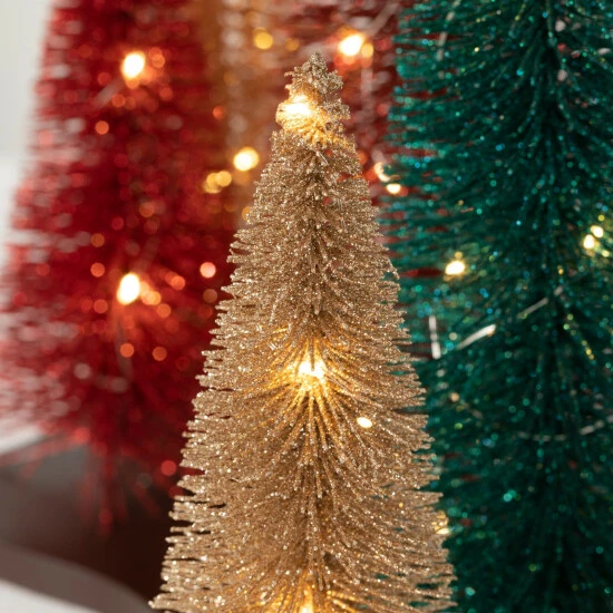 Hot Sale ๐ Sullivans LED Bottlebrush Trees On Base - 15.5"L X 8"W X 14"H โญ 4 Hot Sale ๐ Sullivans LED Bottlebrush Trees On Base - 15.5"L X 8"W X 14"H โญ - Image 2