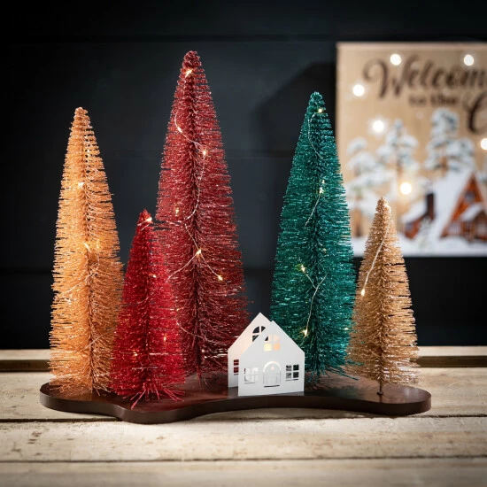 Hot Sale ๐ Sullivans LED Bottlebrush Trees On Base - 15.5"L X 8"W X 14"H โญ 5 Hot Sale ๐ Sullivans LED Bottlebrush Trees On Base - 15.5"L X 8"W X 14"H โญ - Image 3