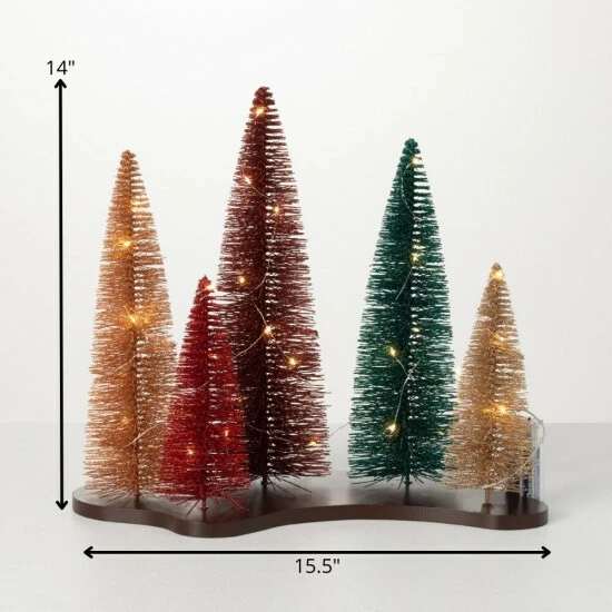 Hot Sale ๐ Sullivans LED Bottlebrush Trees On Base - 15.5"L X 8"W X 14"H โญ 8 Hot Sale ๐ Sullivans LED Bottlebrush Trees On Base - 15.5"L X 8"W X 14"H โญ - Image 6