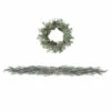 New ๐ Sullivans 24" Artificial Cedar & Pine Wreath And 6'9" Weeping Pine With Snow Garland Set ๐ 1 New ๐ Sullivans 24" Artificial Cedar & Pine Wreath And 6'9" Weeping Pine With Snow Garland Set ๐ -Sullivans Sales unnamed file 6106