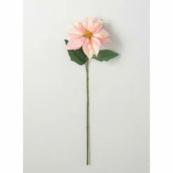 Wholesale ✨ Sullivans Pink Poinsettia Stem - 10"L X 4.5"W X 33.5"H 🥰