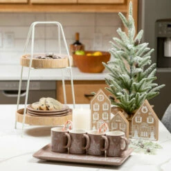 Discount ✨ Sullivans 25.5" Artificial Pine Tree In Burlap Sack - 12"L X 12"W X 25.5"H 🤩 -Sullivans Sales unnamed file 6139