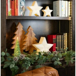 Budget 🎉 Sullivans Mango Wood Large Tree Accents - Set Of 2 - 8.75"L X 2.5"W X 16.75"H; 8.75"L X 2.5"W X 15"H 🔔 -Sullivans Sales unnamed file 6145