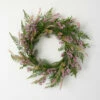 Outlet 🧨 Sullivans Artificial Leafy Blush Berry Wreath; Green 🌟