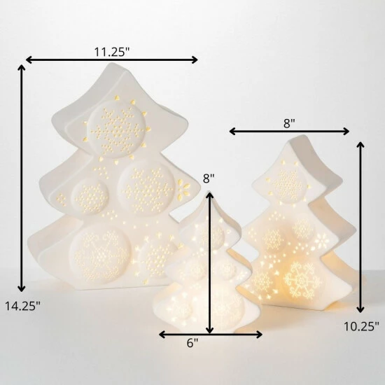 Promo ๐งจ Sullivans LED Ceramic Tree - Set Of 3 - 11.25"x4.25"x14.25"; 8"x3"x10.25"; 6"x2.5"x8" ๐งจ 7 Promo ๐งจ Sullivans LED Ceramic Tree - Set Of 3 - 11.25"x4.25"x14.25"; 8"x3"x10.25"; 6"x2.5"x8" ๐งจ - Image 5