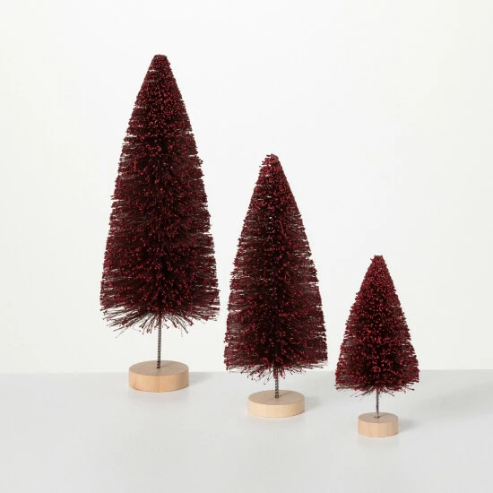 Flash Sale 🎁 Sullivans Red Bottlebrush Tree - Set Of 3 - 4.5"x4.5"x12"; 3.5"x3.5"x9.25"; 3"x3"x6.25" ⌛ 3 Flash Sale 🎁 Sullivans Red Bottlebrush Tree - Set Of 3 - 4.5"x4.5"x12"; 3.5"x3.5"x9.25"; 3"x3"x6.25" ⌛