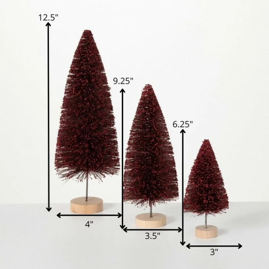 Flash Sale 🎁 Sullivans Red Bottlebrush Tree - Set Of 3 - 4.5"x4.5"x12"; 3.5"x3.5"x9.25"; 3"x3"x6.25" ⌛ 8 Flash Sale 🎁 Sullivans Red Bottlebrush Tree - Set Of 3 - 4.5"x4.5"x12"; 3.5"x3.5"x9.25"; 3"x3"x6.25" ⌛ - Image 6