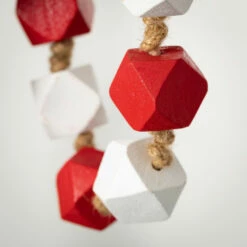 Coupon 👏 Sullivans 57" Wooden Bead Garland - Red ⌛ -Sullivans Sales unnamed file 6220