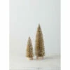 Best Pirce ✨ Sullivans Gold Wire Brush Trees With Snow - Set Of 2 - 4.5"L X 4.5"W X 14.5"H/3.5"L X 3.5"W X 9"H ✔️ -Sullivans Sales unnamed file 6222
