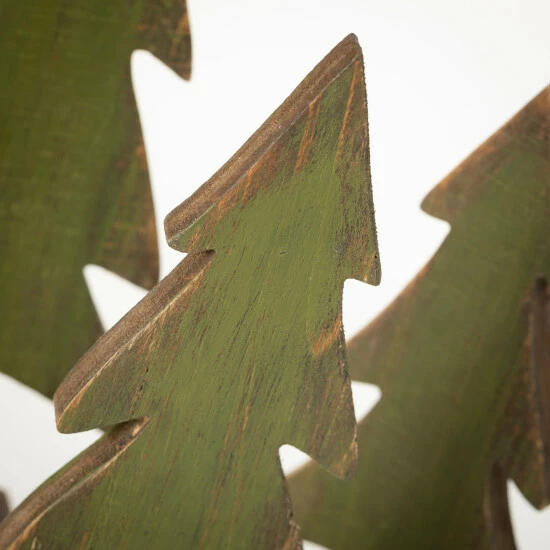 Hot Sale ๐ Sullivans Wood Tabletop Evergreen Trees - Set Of 3 - 5"Lx4"Wx15"H; 4.25"Lx4"Wx13.5"H; 5"Lx4"Wx12"H ๐ 4 Hot Sale ๐ Sullivans Wood Tabletop Evergreen Trees - Set Of 3 - 5"Lx4"Wx15"H; 4.25"Lx4"Wx13.5"H; 5"Lx4"Wx12"H ๐ - Image 2