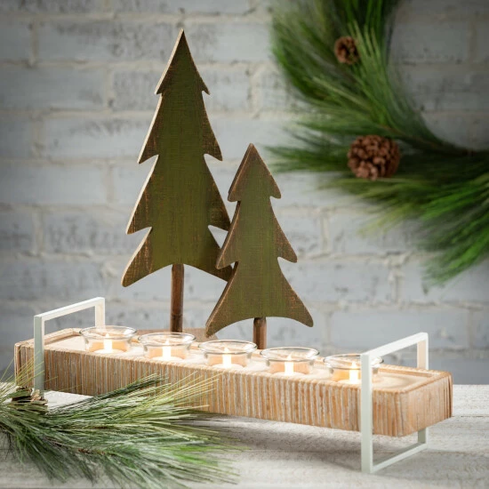Hot Sale ๐ Sullivans Wood Tabletop Evergreen Trees - Set Of 3 - 5"Lx4"Wx15"H; 4.25"Lx4"Wx13.5"H; 5"Lx4"Wx12"H ๐ 5 Hot Sale ๐ Sullivans Wood Tabletop Evergreen Trees - Set Of 3 - 5"Lx4"Wx15"H; 4.25"Lx4"Wx13.5"H; 5"Lx4"Wx12"H ๐ - Image 3
