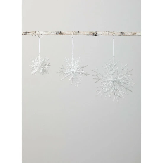Promo ๐ Sullivans Snowflake Ornament - Set Of 6 โจ 3 Promo ๐ Sullivans Snowflake Ornament - Set Of 6 โจ