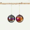 Buy 🔥 Sullivans Iridescent Red Ball Ornaments - Set Of 2 😀 -Sullivans Sales unnamed file 6266