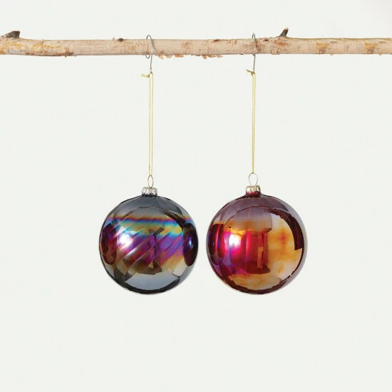 Buy ๐ฅ Sullivans Iridescent Red Ball Ornaments - Set Of 2 ๐ 3 Buy ๐ฅ Sullivans Iridescent Red Ball Ornaments - Set Of 2 ๐