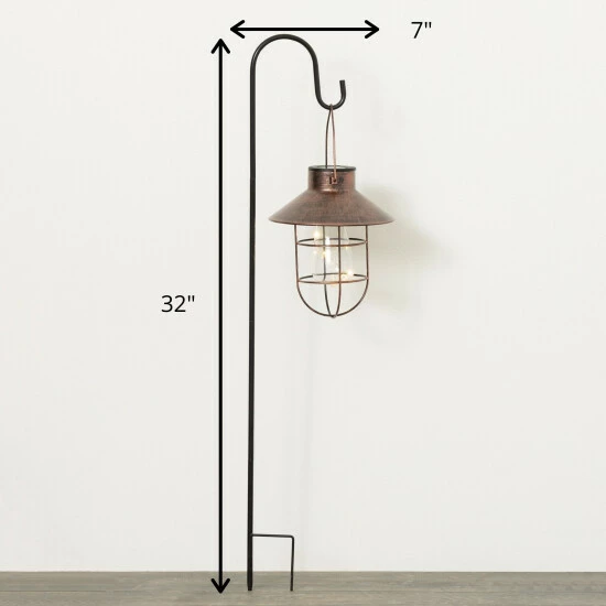 Coupon โญ Sullivans 32" Lantern Stake Solar Light; Copper ๐ 6 Coupon โญ Sullivans 32" Lantern Stake Solar Light; Copper ๐ - Image 4