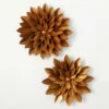Best Pirce ❤️ Sullivans 19.5" & 20.5" Dimensional Wall Flower Blooms - Set Of 2; Copper 🎁