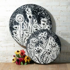 Best Sale 🤩 Sullivans 🔨 Hammered Metal Wall Medallions - Set Of 2 🎁 -Sullivans Sales unnamed file 630