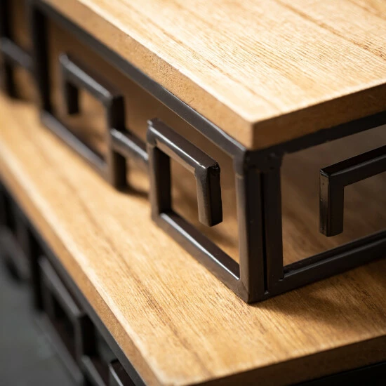 Best Sale 🤩 Sullivans Mod Scalloped Trim Shelf - Set Of 2 ❤️ 4 Best Sale 🤩 Sullivans Mod Scalloped Trim Shelf - Set Of 2 ❤️ - Image 2