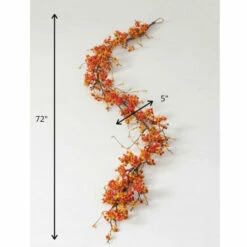 Promo 👍 Sullivans 6' Bittersweet Artificial Garland - 6'L X 5"W X 6"H ⌛ -Sullivans Sales unnamed file 6342